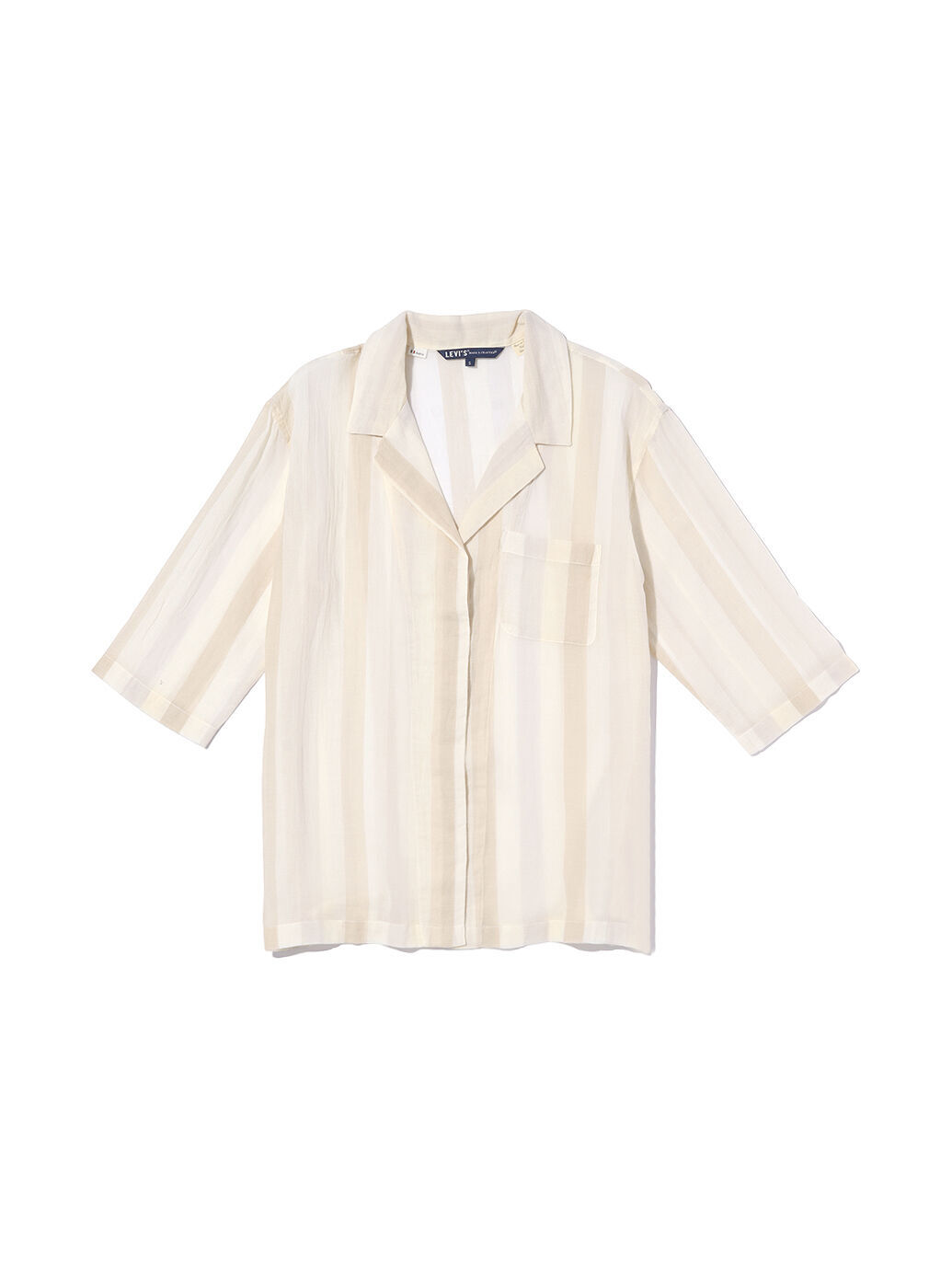 LEVI'S® MADE&CRAFTED®キャンプシャツ SUMMER NEUTRAL STRIPE